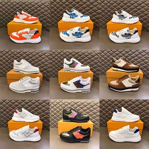 Scarpe firmate Run Away combinazione di lettere nere da uomo in pelle Epi a grana goffrata Luxurys sneakers coach running scarpe casual monocromatiche