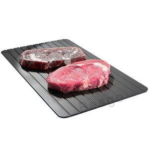 S M L Snabbt avfrostande fackplatta avfrostning Kött eller fryst mat snabbt utan elektricitet Mikrovågsugn Frozen mat på några minuter