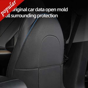 New Car PU Leather Anti-Kick Pad For Tesla Model 3 Y Full Seat Back Protectors Mat Child Anti Dirty Interior Storage Seat Cushion
