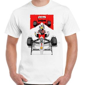 KX28 2023 NEW MEN'S and WOMEN'S F1チームTシャツSメンズティートップユニセックスモータースポーツブラジルマクラーレンカーフィットネスTシャツAyrton Senna Men Cotth Tees Tops Harajuku Eih6