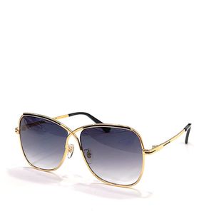 Nuovi occhiali da sole a farfalla quadrati di design alla moda 224 squisita montatura in metallo occhiali di protezione UV400 stile semplice ed elegante
