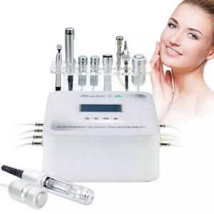 Newest Portable Anti Aging Skin Energy Activation Instrument 7 In 1 Oxygen Rf Cooling Dermabrasion Micro Current Facial Machine