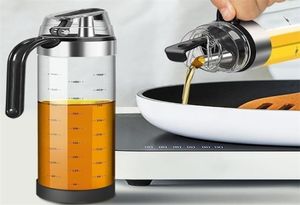 Kräuter -Gewürz -Werkzeuge Großer Olivenölspender Flasche Auto Flip Proscontainer Automatische Kappe und durchlaufsicheres Essigglas Cruet 225210438
