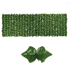 Decorative Flowers 2X Artificial Sweet Potato Leaf Privacy Fence Hedge Decoration Suitable For Outdoor Garden