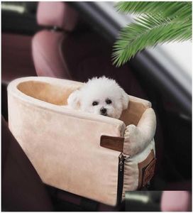 Kennels Pens Portable Cat Dog Bed Travel Central Control Car Safety Pet Seat Transport Protector For Small Chihuahua Teddy 211218 3528907