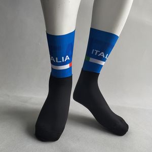 Calzini sportivi di marca professionale di alta qualità traspirabili calzini per biciclette da strada da uomo e donne da corse sportive all'aperto calzini