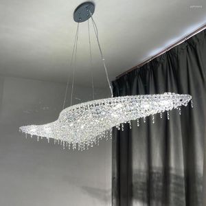 Avizeler Yaratıcı Tasarım Modern Kristal Avize Yemek Odası Işık Armatürleri AC110V 220V Uzun Yaşam Dekorasyon Hanglamp