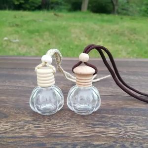 Car room diffuser perfume bottle pumpkin essential oils diffuser car pendant ornament air freshener fragrance