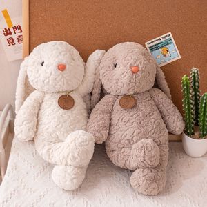 Peluş bebek sevimli büyük tavşan peluş oyuncak kapmak oyuncak butik bebek 35cm