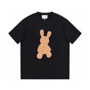 男性と女性のためのかわいいシャツ動物デザインTシャツウサギティールースコットンアパレルプルオーバーコンフォート服プラスサイズ