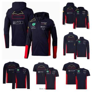 Hoodies masculinos F1 Red Bul Men Fórmula 1 Racing Hoodie Verstappen Team Polo Suit com o mesmo personalizado