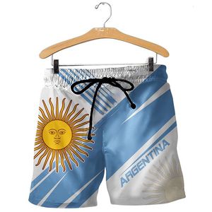 Men's Shorts Argentina Summer Fashion 3D Print and Women's Street Wear Casual Cool 02 230309