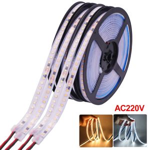 Strips LED Strip Light SMD2835 120Leds/m Tube Waterproof Ribbon Diode 5M 600 Tape Rope Lamp Warm Natural Cold WhiteLED