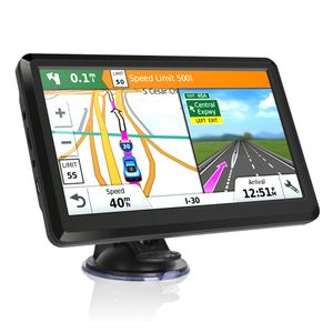 7インチHDカーGPSナビゲーション8G RAM 256MB FM BLUETOOTH AVIN最新ヨーロッパマップSAT NAV TRUCK GPSナビゲーター