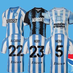 22 23 Racing Club de Avellaneda Home voetbalshirts 2022 2023 weg derde churry rojas lisandro solari shirt fertoli cvitanich miranda voetbaluniform mannen vrouwen