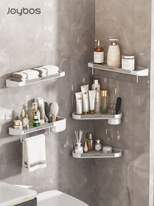 Bathroom Shelves Bathroom Shower Shelf No Drill Wallmounted Corner Shelf Organizer Luxury Plastic Bathroom Shower Holder Bathroom Organizer 230309