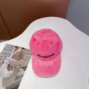 Cappellini per coppie estate colore caramella cotone traspirante berretto da donna progettista berretto da donna viaggio lettera ricamo casquette 5 colori