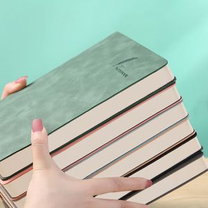 Блокноты A5 Blank Tompbook Coldened Student Horizontal Line мягкая кожаная ноутбуки супер густые карикатуры Блокнот Блокнот Рождественский подарок 230309