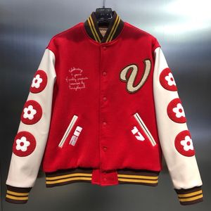 Мужские куртки высокого качества Vandythepink Varsity Бейсбольная мода Мужчины 1 1 Одежда из плотной ткани для пар Одежда из искусственной кожи-бомбера Женские пальто 230309