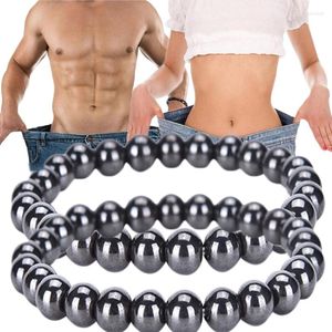 Strand Hematite Natural Tiger Eye Obsidian Beads Bracelets Men For Magnetic Health Protection Women Lose Weight Jewelry Gift