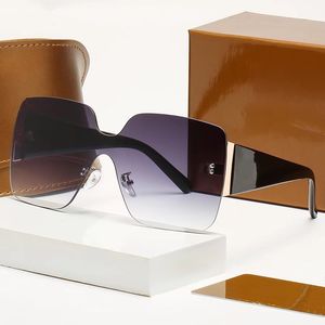 YN2022 Piece Fashion Sunglasses Glasses Sunglasses Designer Men's Ladies Brown Case Black Metal Frame Dark Lens