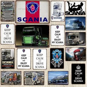 Zachowaj spokój plakat z znakiem cyny vintage Car Znaki metalowe malowanie retro znak ścienny domek Art Art Garaż wystrój Cuadros Man Cave Personalizowany dekor