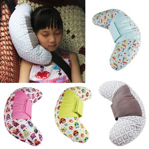 Pillows Children Car Pillow Styling Neck Headrest Cushion Baby Car Seat Belts Pillow Kids Shoulder Safety Strap Protection Pads Support 230309