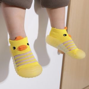 Baby Thin Ice Sock Shoes Summer Hollow Out Cartoon Duck Soft Anti-slip First Walkers Boys Girl Outdoor Toddler Sneakers 2023