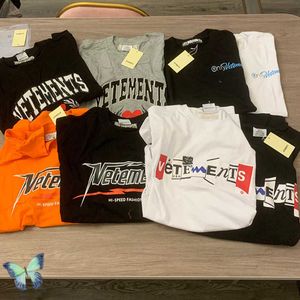 Herren-T-Shirts 23SS Vetements T-Shirt Stock Wattebotte Liebe Stickerei Drucken Kurzarm übergroße VTM T-Shirts für Männer Frauen G230309