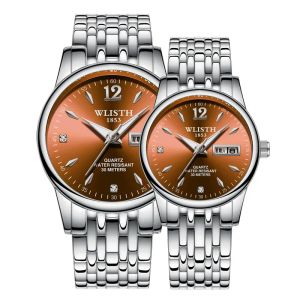 Moda homem quartzo relógio de pulso designer relógio de pulso de qualidade 25mm movimento automático aço inoxidável ouro luminoso montre luxe presentes A11