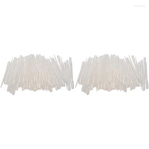 Depolama Şişeleri 400 PCS Plastik Transfer Pipetleri 3ml İletimsel Yağlar İçin Tek Kullanımlık Boğaz