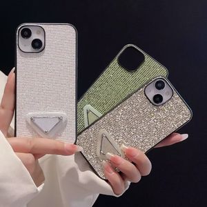 Capas de telefone de couro de designer de moda para iPhone 15 15Pro 14 13 12 11 Pro Max 14Pro 14ProMax 13Pro Preto Mobile Back Shell Samsung Celular Capa de Diamante