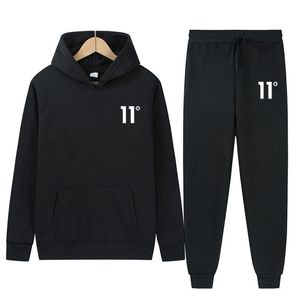 Mens Tracksuits Autumn and Winter European Fashion 11 -graders Twopiece Sweater Casual Pants Sports Fitness Breatble Suit For Men Women 230308