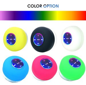 Bathroom Waterproof Cute Bluetooth Speaker Kitchen With Large Suction Cup Mini Wireless Portable Hifi Stereo Sound for Outdoor Indoor