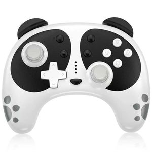 Wireless Bluetooth Gamepad Controller Söta panda spelkontroller för Switch Console/Switch Pro GamePads Controllers Joystick Support NFC -funktion