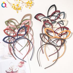 Simple ABS Rabbit Ear Hair Band Ribbon Girl Headband Hairband Women Girls Simple Hair Band Women Hair Accessories 1862