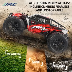 JJRC Q122 2.4G Fjärrkontroll Klättring utanför Road Car Kid Toy, 4WD 1:16 Big Tire Monster Truck, High Speed ​​36 Km/H, med fyrhjulsupphängning, julpojkegåvor, Useu