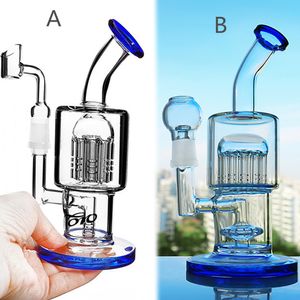 TORO Glass Water Bongs Narguilés difusos Arm Tree Perc Reciclador Plataformas de petróleo Cachimbos de água para fumar Dab Rigs