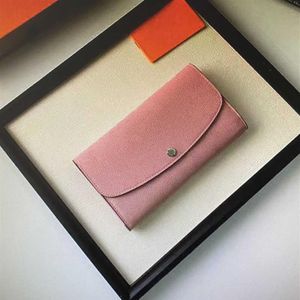 M60144 IRIS Wallet Grained Leather Perforated Pattern Women Long Flip Clutch Wallets Lady Zipper Coin Card Holder Purse 60144276u