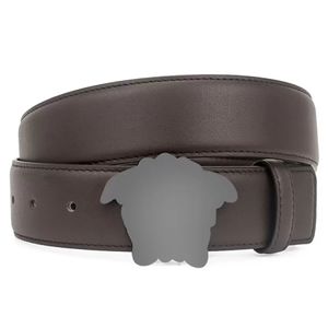 Mens Luxurys bälten för kvinna designer metall spänne bälte kvinnor mode midjeband cintura ceinture äkta läderbälten 3,8 cm bredd 2303097bf