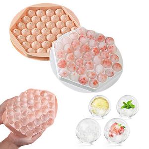 Ice Cream Tools Ice Cube Homemade Ice Hockey Mold Ice Box 3D Round Balls Ice Molds Home Bar Party Ice DIY Moulds For Cold Drink Tools Z0308