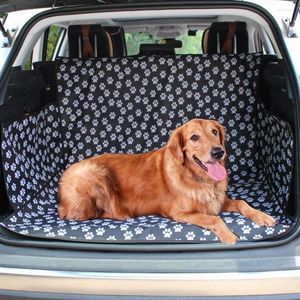 Hundbilsäte täcker husdjursbärare Auto Trunk Mat Waterproof Anti-Dirty Cover Protector Pad Cat som bär hängmatta kuddfilt