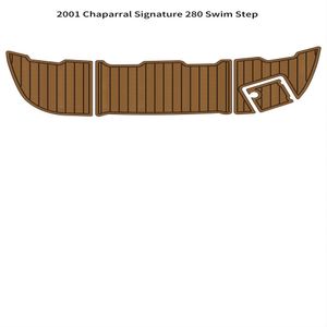 2001 Chaparral Signature 280 Swim Platform Boat Eva Foam Teak Deck Floor Pad Mat Mat