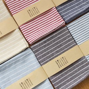 Table Napkin Cotton Napkins And Linen Striped 30x40cm Restaurant Supplies