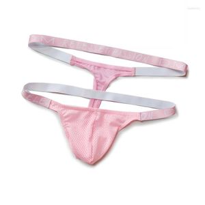 Kvinnors badkläder transparent mesh thong män underkläder slip homme super sexig gay dm bikini trosor bad sträng tanga badstam desmiit