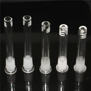 Akcesoria szklane części bong części w dół 14,5 mm złącza bong szklana szklana rura filtra popiołu miski
