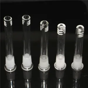 Aksesuarlar Cam Bong Parçaları Downstem 14.5mm Eklem Bong Baş Cam Boru Filtre Kül Kaseleri