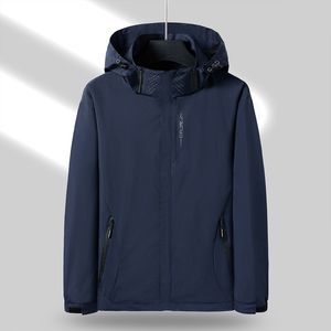 2023 Ny Autumn Jacket Men's Thin Storm Jacket Trend Casual Hooded Sports Coat