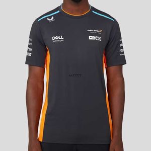 3xof 2023 Yeni Erkek ve Kadınlar F1 Takımı T-Shirt S 2023 Resmi Web Sitesi McLaren Yarış Takımı Kısa kollu gündelik yaz nefes alabilen hızlı kuruyan 2nym