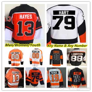 Niestandardowe Travis Konecny ​​Reverse Retro Hockey Jerseys 13 Lil Peep Kevin Hayes Tony DeAngelo Joel Farabee van Riemsdyk Ivan Provorov Carter Hart